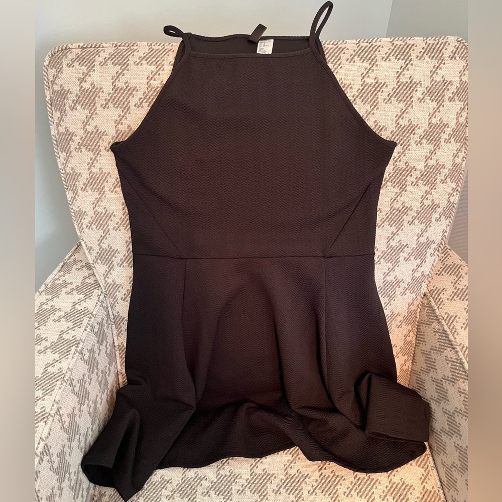 Black H&M halter dress